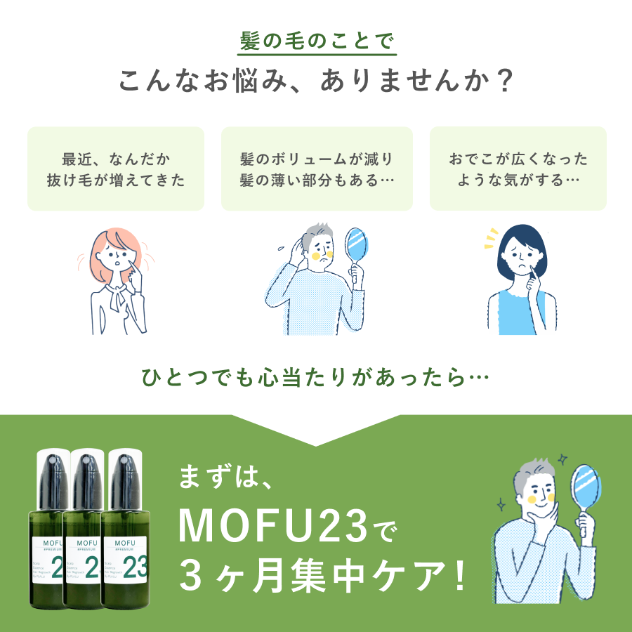 スカルプ育毛エッセンス「MOFU23」PREMIUM